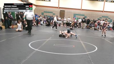 84 lbs Quarterfinal - Marco Costanzo, The Outsiders Wrestling Club vs Michael Pagan, All I See Is Gold Academy