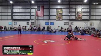 165 lbs Round 1 (3 Team) - Broderick Broache, EAST CAROLINA WRESTLING ACADEMY vs Dominic Inocencio, MOORE COUNTY BRAWLERS - SILVER