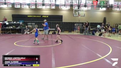 56 lbs Round 1 - George Loeffelholz, Moen Wrestling Academy vs Owen Slinker, Sebolt Wrestling Academy