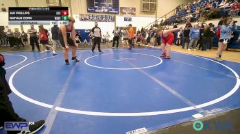 285 lbs 5th Place - Jak Phillips, Grove Takedown Club vs Nathan Corn, Wagoner Takedown Club