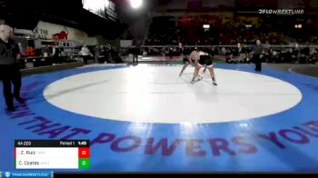 4A 220 lbs Semifinal - Zahne Ruiz, Twin Falls vs Colby Coates, Jerome