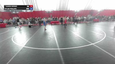 120 lbs Cons. Sub-quarters - Kaden Sergio, Sebolt Wrestling Academy vs Dylan Phillips, Massa