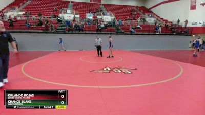 126 lbs Round 4 - Orlando Rojas, South Grand Prairie vs Chance Blake, Weatherford