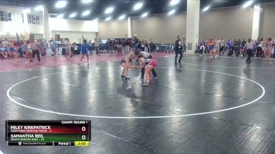 130 lbs Champ Round 1 (16 Team) - Samantha Reil, South Dakota Heat vs Miley Kirkpatrick, Team Iowa Mermaid Mafia