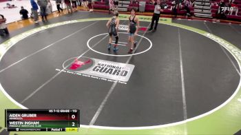 113 lbs Quarterfinal - Westin Ingham, Pinnacle Wrestling Club vs Aiden Gruber, Minnesota