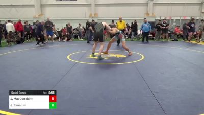 E-220 lbs Consolation - Jack MacDonald, NY vs Joel Simon, MI