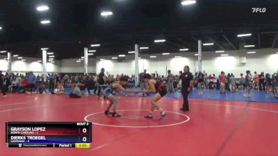 125 lbs Round 1 (6 Team) - Grayson Lopez, North Carolina vs Dierks Troegel, Louisiana