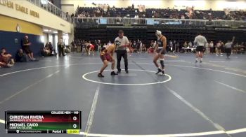 149 lbs Cons. Round 5 - Michael Caico, Cerritos College vs Christian Rivera, Sacramento City College