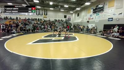 140 lbs Cons. Round 3 - Ryley Knight, Wright vs Ashley Smith, Cheyenne East