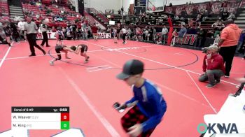 67 lbs Consi Of 8 #2 - Wyatt Weaver, Cleveland Take Down Club vs Miles King, Kansas Young Guns