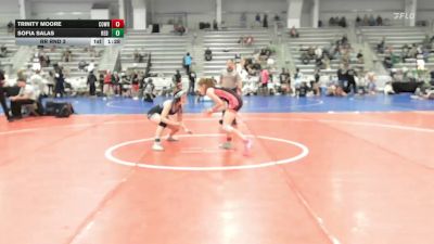 114 lbs Rr Rnd 3 - Trinity Moore, Cowrock WC - HSG vs Sofia Salas, Red Zone - HSG