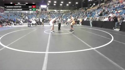 215 lbs Cons. Round 2 - Jaxson Chartier, Hays vs Logan Alexander, Spring Hill HS