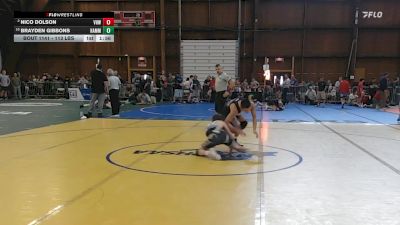 113 lbs Consi Of 16 #2 - Nico Dolson, Vhw vs Brayden Gibbons, Hammer Wrestling