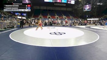 106 lbs Champ. Rd Of 16 - Traevon Ducking, IN vs Connor Maddox, IN