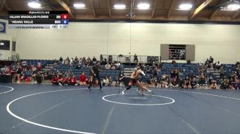 207 lbs 1st Place Match - Keana Valle, Menlo College vs Lillian Gradillas-Flores, Southern Oregon University