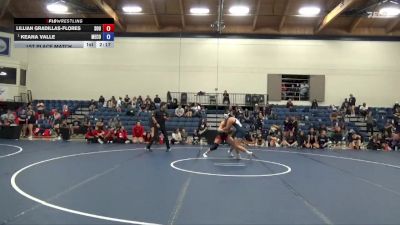 207 lbs 1st Place Match - Keana Valle, Menlo College vs Lillian Gradillas-Flores, Southern Oregon University