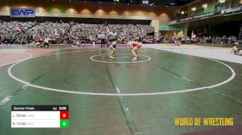 112 lbs Quarterfinal - Lexi Oliver, Lake Stevens Wrestling Club vs Karsten Crisp, Westview