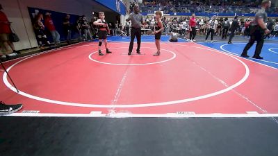 73 lbs Quarterfinal - Ryker Collier, Sperry Wrestling Club vs Hayes Daniel, Honey Badgers Wrestling Club