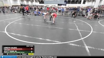 132 lbs Champ. Round 1 - Scott Meier Jr., Nebraska Wrestling Training Center vs Jordyn Valdez, Colleyville Heritage High School Wrestling