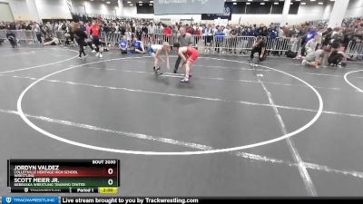 132 lbs Champ. Round 1 - Scott Meier Jr., Nebraska Wrestling Training Center vs Jordyn Valdez, Colleyville Heritage High School Wrestling