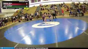 132 lbs 7th Place Match - Jett Rupert, Carson vs Sergio Vela, Spanish Springs.