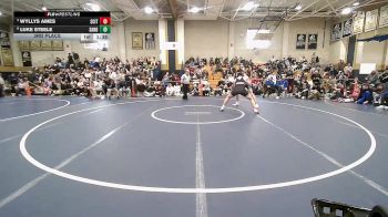 215 lbs 3rd Place - Wyllys Ames, Scituate vs Luke Steele, Sandwich