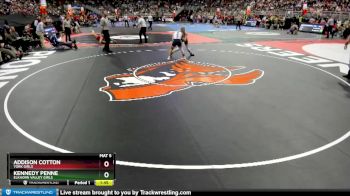 Champ. Round 1 - Kennedy Penne, Elkhorn Valley Girls vs Addison Cotton, York Girls