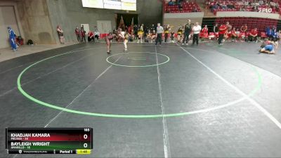 165 lbs Quarters & 1st Wb (16 Team) - Bayleigh Wright, Amarillo vs Khadjah Kamara, Melissa