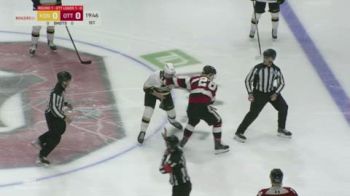 FIGHT: Riley Clark And Sam McCue Go Toe-To-Toe To Start Game 3