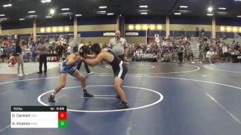 Match - Demitri Cantrell, Cataline`s Wildcats vs Abraham Vivanco, Spartan Wrestling Academy