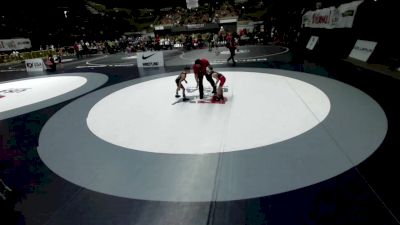 49 lbs Cons. Sub-semis - Gabriel Gutierrez, Ripon Tribe Wrestling Club vs Dakota Mendoza, MTC - MANTANONA TRAINING CENTER