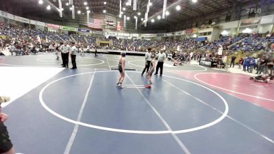 81 lbs Round Of 16 - Sawyer Roesch, Rise Above vs Oakleigh Watson, Wrecking Crew