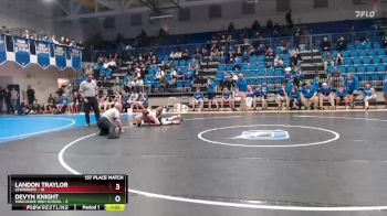 190 lbs Placement Matches (8 Team) - Bradley Spicer, Vancleave High School vs Harrison McRae, Lewisburg