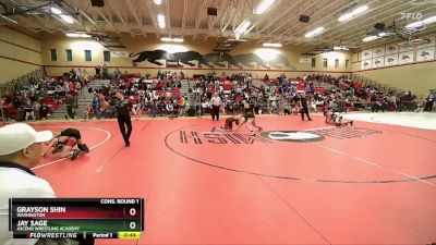 140 lbs Cons. Round 1 - Jay Sage, Ascend Wrestling Academy vs Grayson Shin, Washington