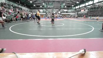 58-60 lbs Quarterfinal - Jersi Cooper, Harvey Twisters vs Camden Powell, STL Warrior