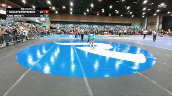 125 lbs Cons. Round 4 - Kalis Lockett, Basha vs Penelope Pepperdine, Rancho Bernardo