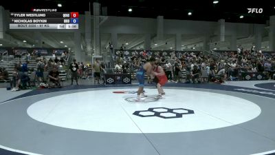 97 kg Cons. Rd Of 16 - Tyler Westlund, Queen City Grappling Club vs Nicholas Boykin, Ohio