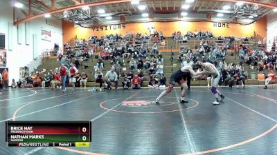 165 lbs Round 3 - Brice Hay, Fredericktown vs NATHAN MARKS, Madison