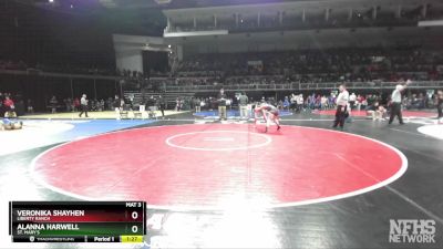 120 lbs Quarterfinal - Veronika Shayhen, Liberty Ranch vs Alanna Harwell, St. Mary`S