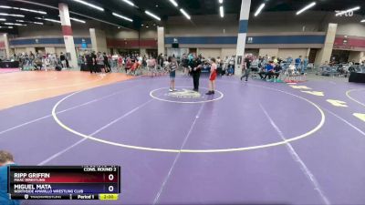 97 lbs Cons. Round 2 - Ripp Griffin, MAAC Wrestling vs Miguel Mata, Northside Amarillo Wrestling Club