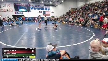 103-113 lbs Quarterfinal - Laynee Little, Twin Spruce Jr High vs Emma Pickett, CCA