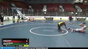 78 lbs Round 1 (3 Team) - Dulan Russo, Rhino Elite vs Jace Schut, MI Pitbulls