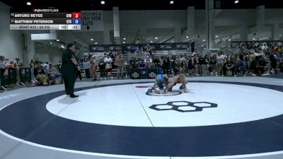 62 kg Cons. Semis - Arturo Reyes, Steller Trained Wrestling vs Matthew Peterson, KD Training Center