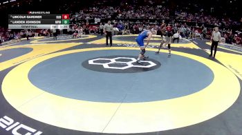 D1-165 lbs Semifinal - Lincoln Gardner, Olen. Liberty vs Landen Johnson, Mass. Perry