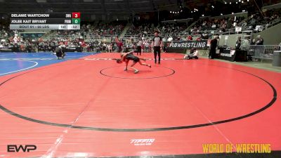 66 lbs Consi Of 16 #2 - Delanie Wartchow, Shelton Wrestling Academy vs Jolee Kait Bryant, Prime Wrestling