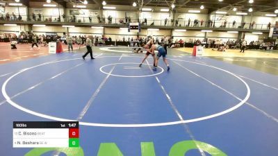 160 lbs Round Of 16 - Cristian Bisono, Beat The Streets Nyc vs Noah Beshara, Be Well Wrestling