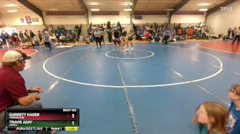 150B 3rd Place Match - Travis Asay, Lovell vs Garrett Hager, Torrington