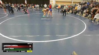 145 lbs Champ. Round 2 - Jackson Carroll, IL vs Sergio Pena, AZ