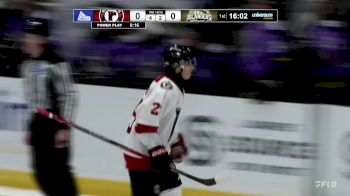 Nikita Ovcharov Gets A Good Bounce, Slams Puck Home For Remparts Goal