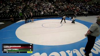 190 lbs Champ. Round 1 - Matthew Cambell, Kearns vs Cyden Shauerhamer, Cedar Valley